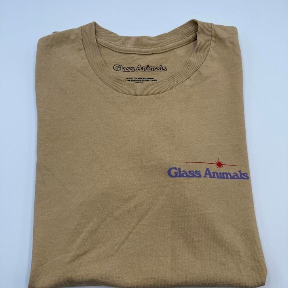 Glass Animals band tee tan size small womens. I love you so much